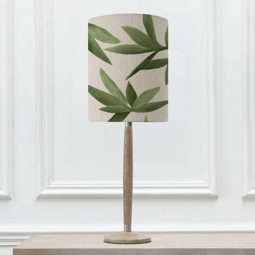 Floral Grey Lighting - Silverwood Anna & Solensis Complete Table Lamp Grey/Apple Additions