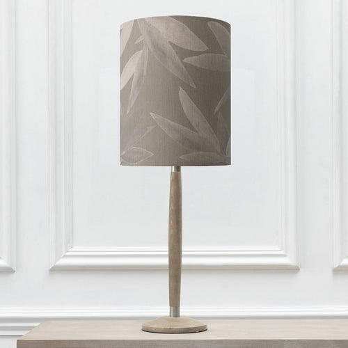 Floral Grey Lighting - Silverwood Anna & Solensis Complete Table Lamp Grey/Snow Additions