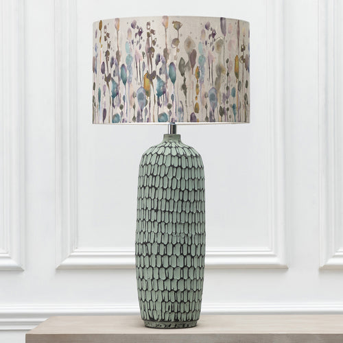 Abstract Green Lighting - Stornoway  & Arley Eva  Complete Table Lamp Ironstone Voyage Maison