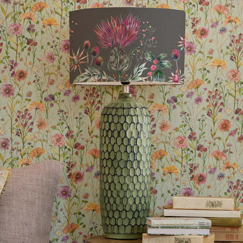 Floral Green Lighting - Elysium Eva & Stornoway Complete Table Lamp Onyx Voyage Maison