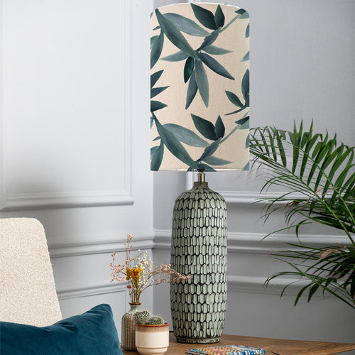 Floral Green Lighting - Silverwood Anna & Stornoway Complete Table Lamp River Additions