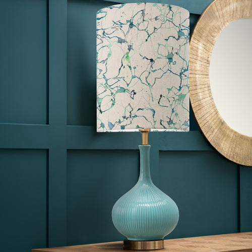 Abstract Blue Lighting - Carrara Anna & Ursula Complete Table Lamp Aqua/Ocean Additions