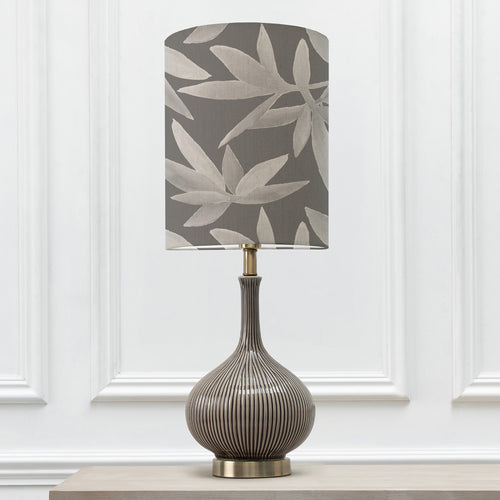 Floral Grey Lighting - Silverwood Anna & Ursula Complete Table Lamp Silver/Frost Additions