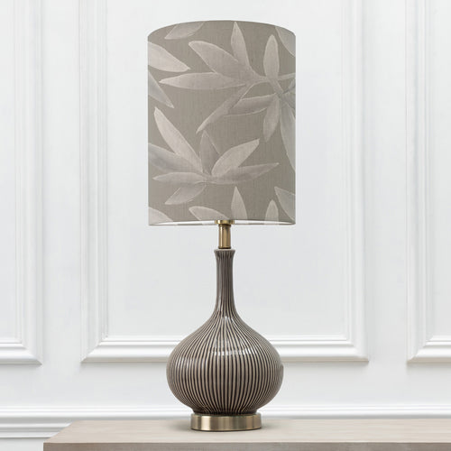 Floral Grey Lighting - Silverwood Anna & Ursula Complete Table Lamp Silver/Snow Additions