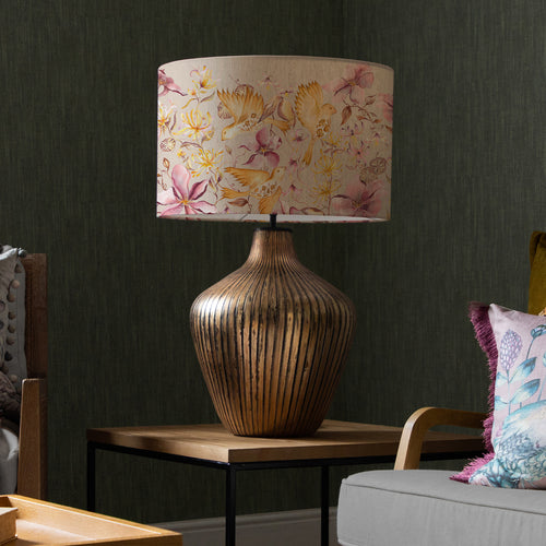 Floral Pink Lighting - Zelena & Floella Complete Table Lamp Primrose Voyage Maison