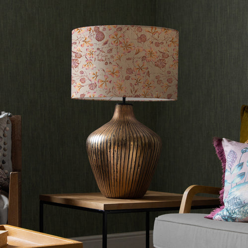 Floral Orange Lighting - Philipa Eva & Zelena Complete Table Lamp Primrose Voyage Maison