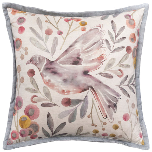 Voyage Maison Kochi Printed Feather Cushion in Mulberry