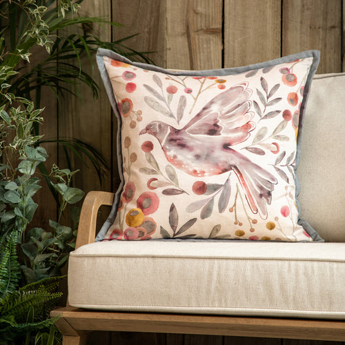 Animal Red Cushions - Kochi Printed Feather Filled Cushion Mulberry Voyage Maison