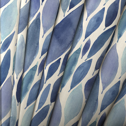 Floral Blue M2M - Koyo Printed Cotton Made to Measure Roman Blinds Cobalt Voyage Maison