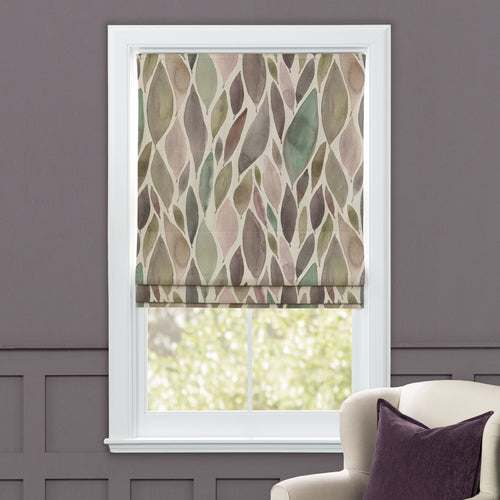 Floral Brown M2M - Koyo Printed Cotton Made to Measure Roman Blinds Default Voyage Maison