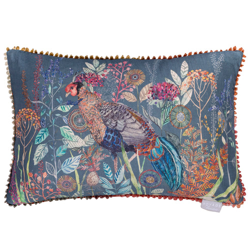 Voyage Maison Lady Amherst Printed Feather Cushion in Twilight