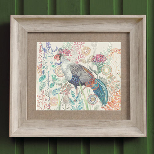 Animal Multi Wall Art - Lady Amherst  Framed Print Linen Voyage Maison