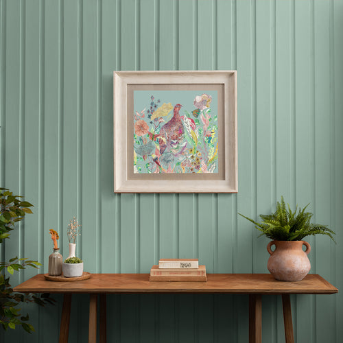 Animal Blue Wall Art - Lady Grouse  Framed Print Birch Voyage Maison