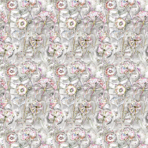 Floral Green Fabric - Langdale Printed Cotton Fabric (By The Metre) Orchid Voyage Maison