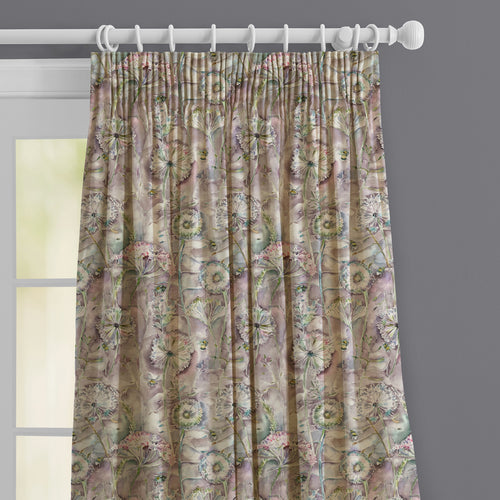 Floral Purple M2M - Langdale Printed Made to Measure Curtains Fig Voyage Maison