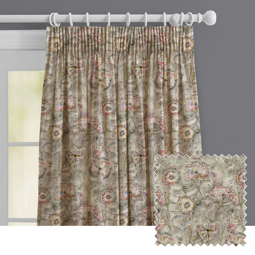 Floral Pink M2M - Langdale Printed Made to Measure Curtains Orchid Voyage Maison
