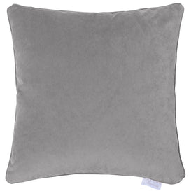 Voyage Maison Lapis Velvet Feather Cushion in Dark Silver