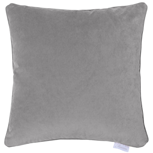 Voyage Maison Lapis Velvet Feather Cushion in Dark Silver