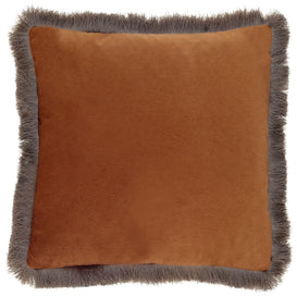 Voyage Maison Lapis Velvet Feather Cushion in Cinnamon