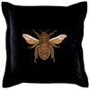 Voyage Maison Layla Embroidered Feather Cushion in Black