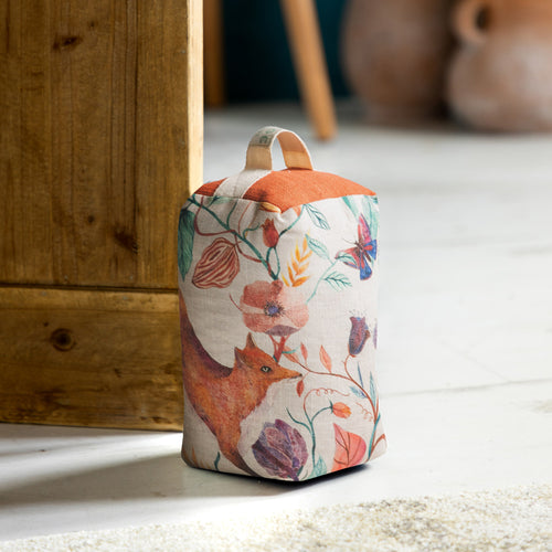 Animal Cream Accessories - Leaping Into The Fauna  Door Stop Linen Voyage Maison