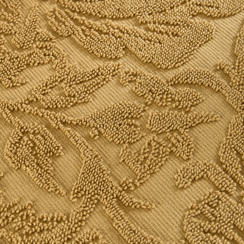 Floral Gold Bathroom - Leicester 100% Cotton Bath Mat Gold Morris & Co