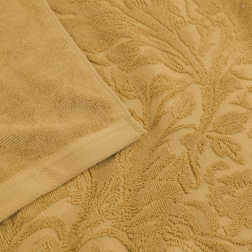 Floral Gold Bathroom - Leicester 100% Cotton Towels Gold Morris & Co