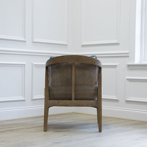Floral Blue Furniture - Liana Solid Wood Rowan Chair Aqua Additions