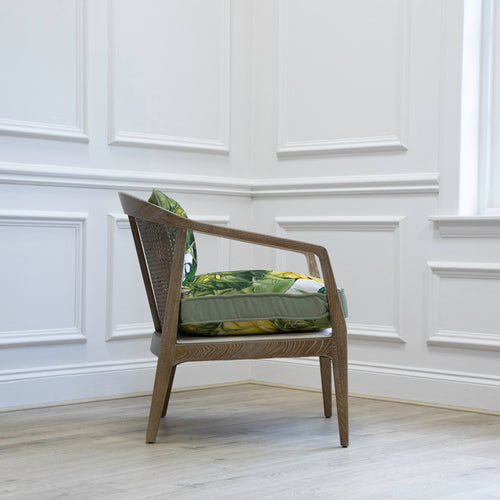 Floral Green Furniture - Liana Solid Wood Easton Chair Fern Voyage Maison