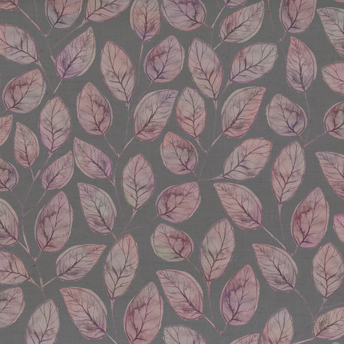 Samples - Lilah Printed Fabric Sample Swatch Fuchsia Voyage Maison
