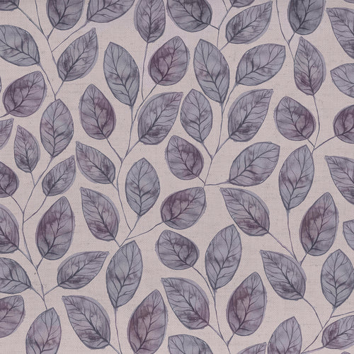 Floral Purple Fabric - Lilah Printed Cotton Fabric (By The Metre) Heather Voyage Maison