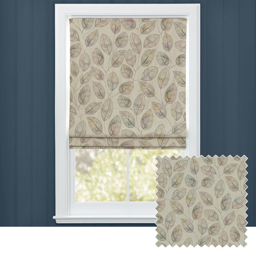 Floral Green M2M - Lilah Printed Cotton Made to Measure Roman Blinds Cloud Voyage Maison