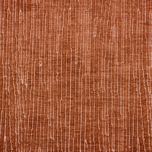 Plain Orange Fabric - Linde Woven Velvet Fabric (By The Metre) Sunset Voyage Maison