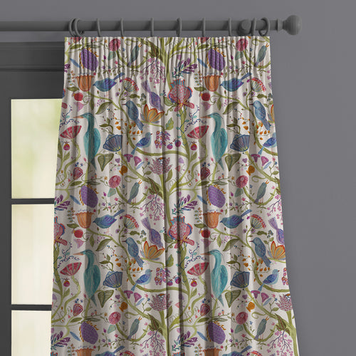 Animal Cream M2M - Lindu Printed Made to Measure Curtains Ecru Voyage Maison