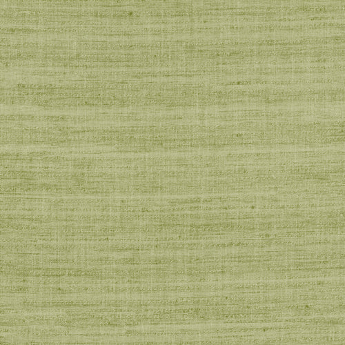 Plain Green Fabric - Linen Printed Cotton Fabric (By The Metre) Pistachio Voyage Maison