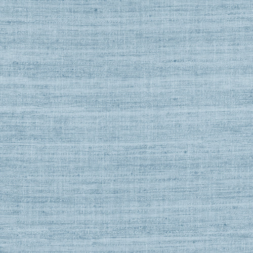 Plain Blue Fabric - Linen Printed Cotton Fabric (By The Metre) Sky Voyage Maison