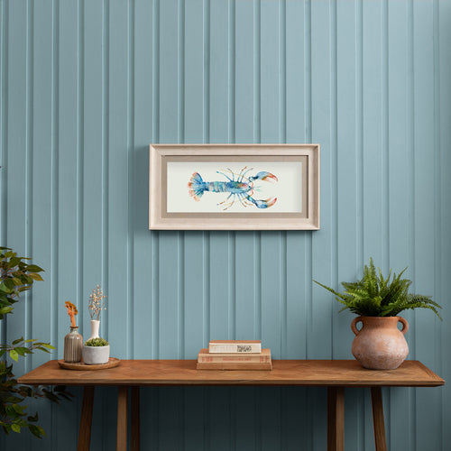 Animal Blue Wall Art - Lobster  Framed Print Birch Voyage Maison