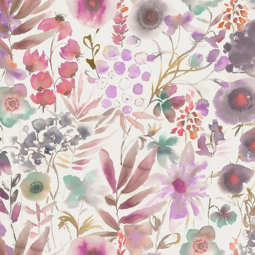 Samples - Lomondra Printed Fabric Sample Swatch Apricot Cream Voyage Maison