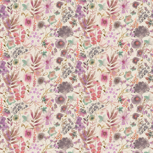 Animal Pink Fabric - Lomondra Printed Cotton Fabric (By The Metre) Apricot Voyage Maison