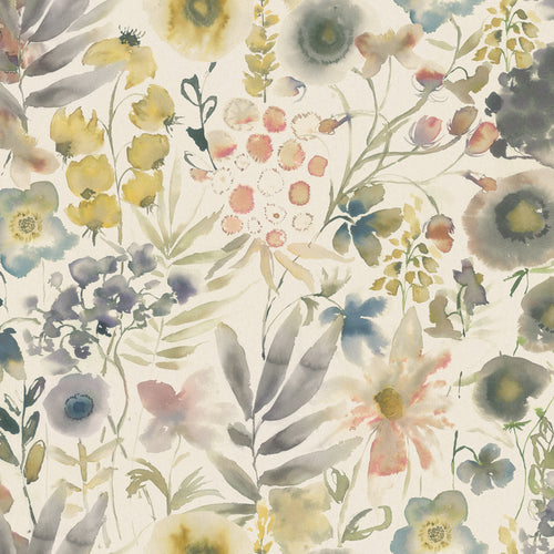 Animal Yellow Fabric - Lomondra Printed Cotton Fabric (By The Metre) Harvest Voyage Maison