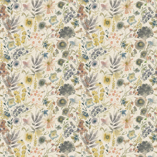 Animal Yellow Fabric - Lomondra Printed Cotton Fabric (By The Metre) Harvest Voyage Maison