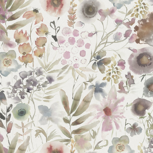 Samples - Lomondra Printed Fabric Sample Swatch Ironstone Cream Voyage Maison