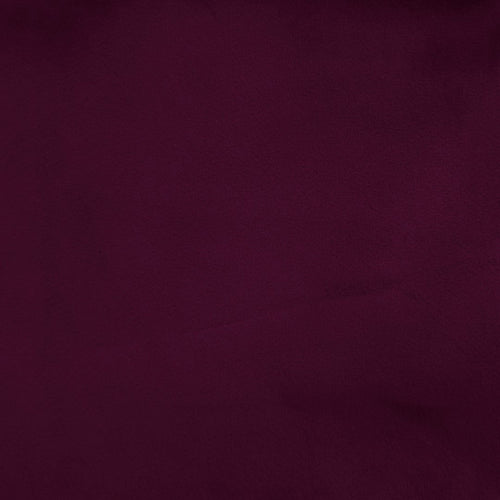 Plain Red Fabric - Loreto Plain Velvet Fabric (By The Metre) Berry Voyage Maison
