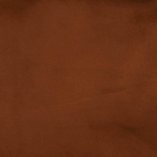Plain Orange Fabric - Loreto Plain Velvet Fabric (By The Metre) Rust Voyage Maison