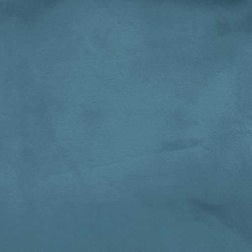 Plain Blue Fabric - Loreto Plain Velvet Fabric (By The Metre) Topaz Voyage Maison