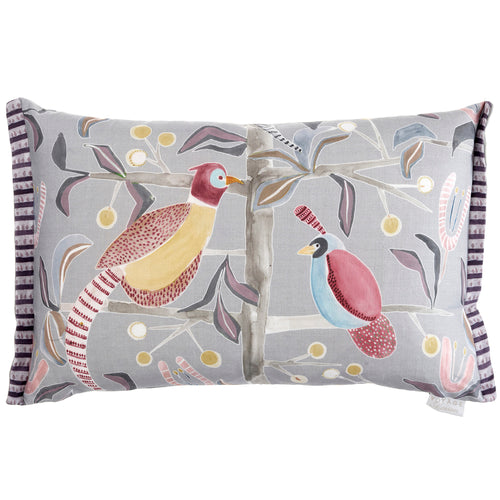 Voyage Maison Lossie Printed Feather Cushion in Granite