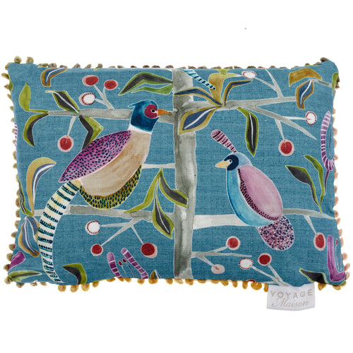 Voyage Maison Lossie Printed Feather Cushion in Mineral