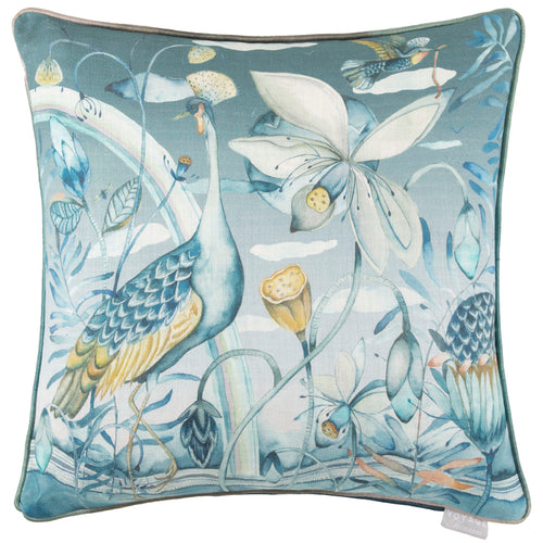 Voyage Maison Luan Printed Feather Cushion in Iris