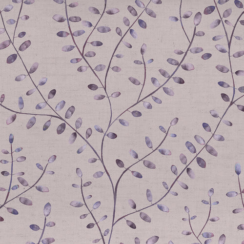 Floral Purple Fabric - Lucia Printed Cotton Fabric (By The Metre) Heather Voyage Maison