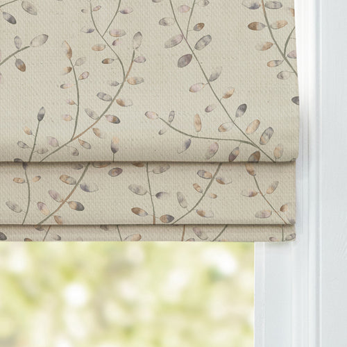 Floral Green M2M - Lucia Printed Cotton Made to Measure Roman Blinds Coral/Cloud Voyage Maison
